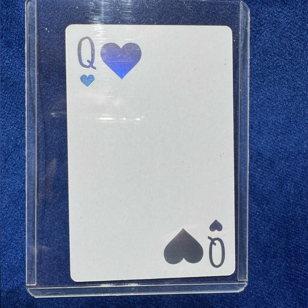 Dior Playing Card Queen of hearts